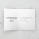 Christliches Sympathiekartendesign Karte (Innenseite)