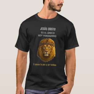 Christliches T-Shirt für Männer Jesus wahrer Kön