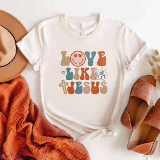 Christliches T-Shirt, Liebe wie Jesus T-Shirt