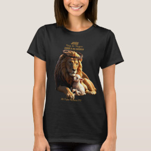Christliches T-Shirt Löwe von Juda Jesus