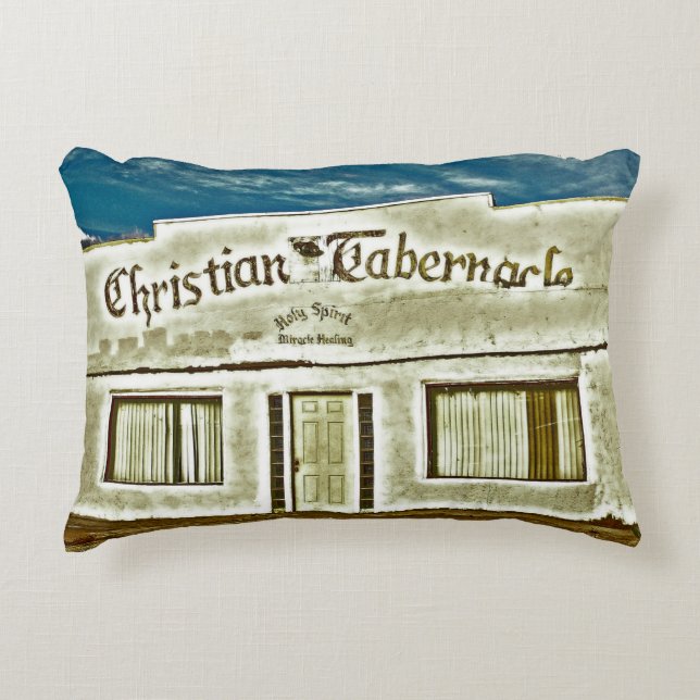 Christliches Tabernacle Heiliger Geist Wunderheilu Dekokissen (Vorderseite)