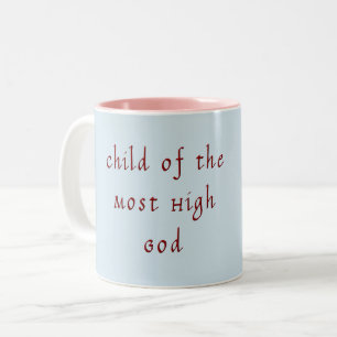 Christliches Tassen-Kind des höchsten Gottes Zweifarbige Tasse