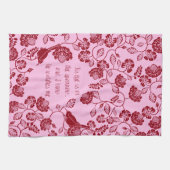 Christliches Tee-Tuch sein Auge ist auf dem Handtuch (Horizontal)