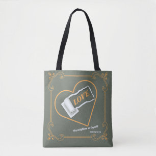 Christliches Thema Liebe deinen Nächsten Johannes Tasche