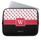 Christliches TRINIDAD TOBAGO Monogramm Laptopschutzhülle (Vorderseite)