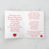 Christliches Valentine-Liebe Feiertagskarte (Innenseite)