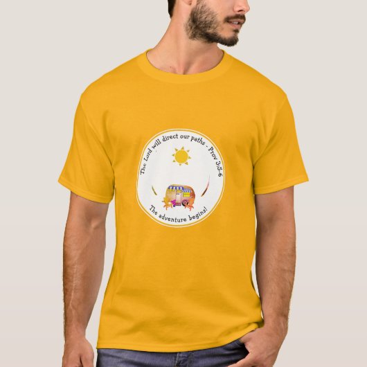 Christliches VAN-LIFE-ABENTEUER T-Shirt (Vorderseite)