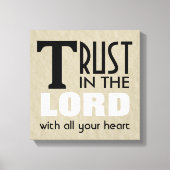 Christliches Vertrauen der kanadischen Kunst in de Leinwanddruck (Vorderseite)