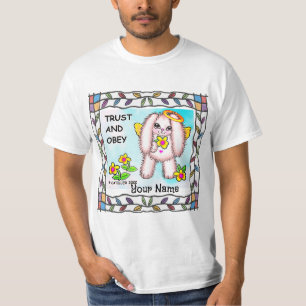 Christliches Vertrauen Gott Hase T-Shirt
