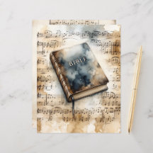 Christliches Vintages Scrapbook