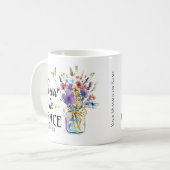 Christliches Wachstum in Grace 2Peter 3 : 18 Kaffeetasse (Vorderseite Links)