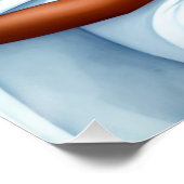 christliches Wasserfarbenposter "Covered" Poster (Ecke)