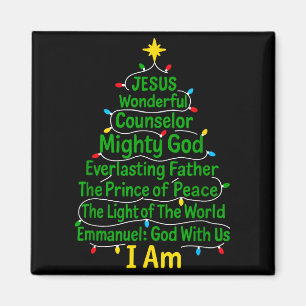 Christliches Weihnachten Jesus Bibel Namen Xmas Ba Magnet