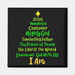 Christliches Weihnachten Jesus Bibel Namen Xmas Ba Magnet