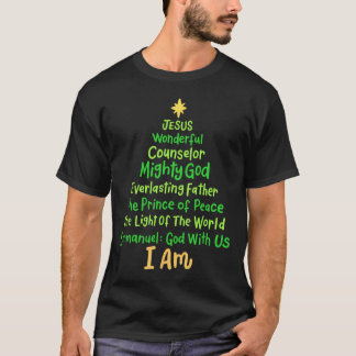 Christliches Weihnachten Jesus Bibel Namen Xmas Ba T-Shirt