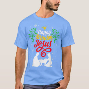 Christliches Weihnachtsfest Geburtstag Jesus Outfi T-Shirt