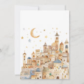 Christliches Weihnachtsfest im Weihnachtshaus Part Einladung (Rückseite)