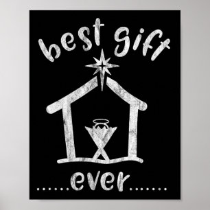 Christliches Weihnachtsgeschenk für alle Zeiten Poster