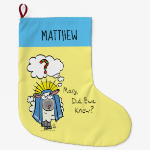Christliches Weihnachtsgeschenk Niedlich Großer Weihnachtsstrumpf