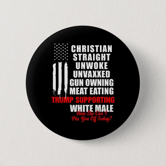 Christliches, weißes Licht, Vintages Amerika Fl. Button (Vorderseite)