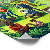 Christliches Weltkunstplakat zum Salz der Erde Poster (Ecke)