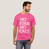 Christliches Wissen Jesus kennt den Frieden Kein J T-Shirt (Vorne ganz)