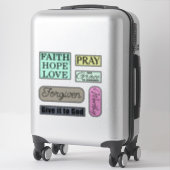 Christliches Word-Paket Aufkleber (Koffer)