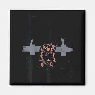Christliches Workout Jesus Christus hat mein Leben Magnet