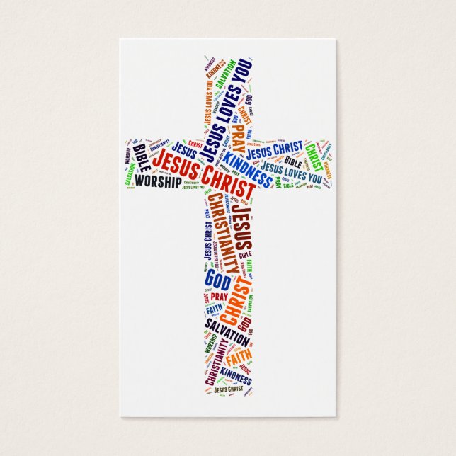 Christliches Wortkreuz (Vorderseite)