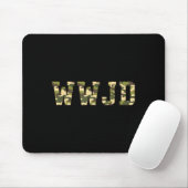 Christliches Wwjd-Tarnmuster Jagd Glaube Mousepad (Mit Mouse)