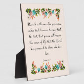 Christliches Zitat Art - Isaiah 61:7 Fotoplatte (Seite)