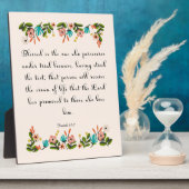 Christliches Zitat Art - Isaiah 61:7 Fotoplatte (Seite)