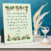 Christliches Zitat Art - Meer 6:3 Fotoplatte (Seite)