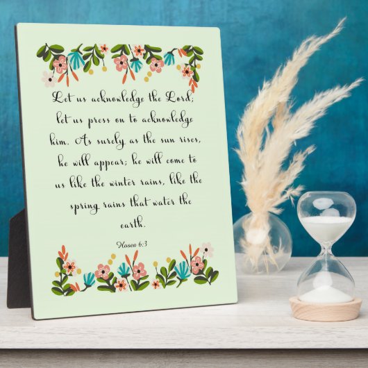 Christliches Zitat Art - Meer 6:3 Fotoplatte (Seite)