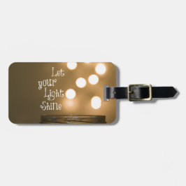 Christliches Zitat aus der Inspirationsbibel Gepäckanhänger