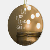 Christliches Zitat aus der Inspirationsbibel Keramikornament (Links)