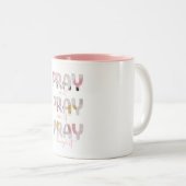 Christliches Zitat aus der Inspirationsbibel Zweifarbige Tasse (VorderseiteRechts)