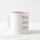 Christliches Zitat aus der Inspirationsbibel Zweifarbige Tasse (Vorderseite Links)