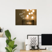 Christliches Zitat aus der Light Shine Bible Verse Poster (Heimbüro)