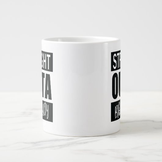 Christliches Zitat aus der lustigen Bibel Jumbo-Tasse (Vorderseite)