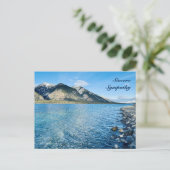Christliches Zitat - Beileid Postkarte (Stehend Vorderseite)