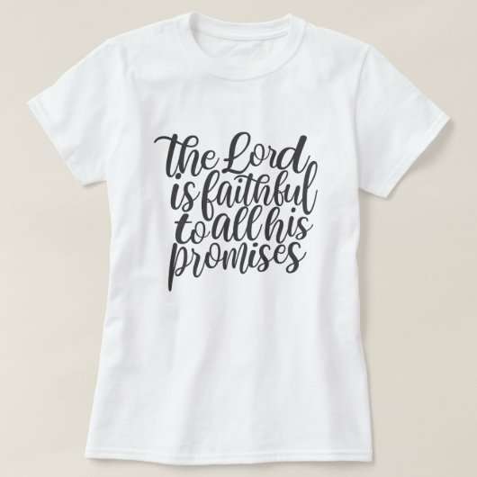 Christliches Zitat Bibel Verse Hand Buchstaben T-Shirt (Design vorne)