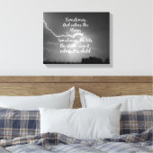 Christliches Zitat - Die Stürme des Lebens Leinwanddruck (Insitu (Schlafzimmer))