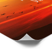 Christliches Zitat: Gott will Poster (Ecke)