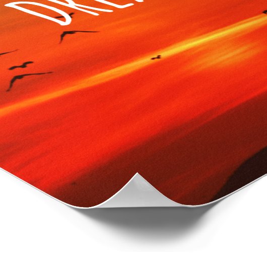 Christliches Zitat: Gott will Poster (Ecke)