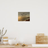 Christliches Zitat: Gottes Träume für dich Poster (Küche)