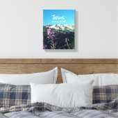 Christliches Zitat: Jesus ist mein Rock Leinwanddruck (Insitu (Schlafzimmer))