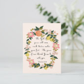 Christliches Zitat Kunst - Römer 16:20 Postkarte (Stehend Vorderseite)