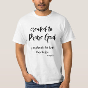 Christliches Zitat mit Bibel Verse: Erstellt zu T-Shirt