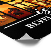 Christliches Zitat Normal kommt zurück Retro Jesu Poster (Ecke)